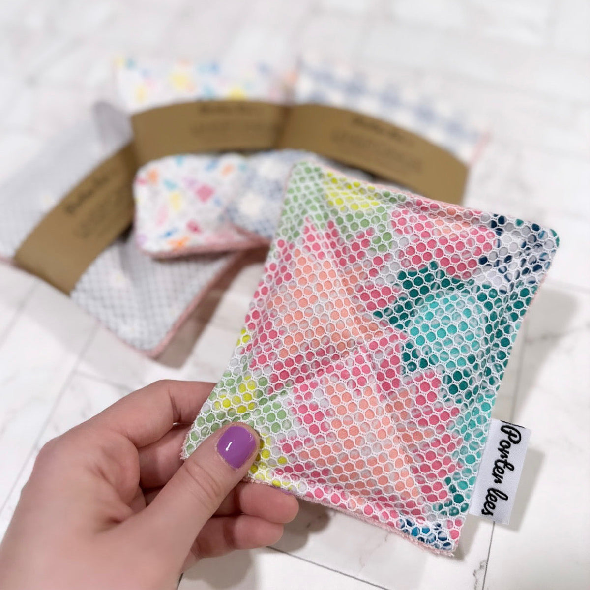 Washable Reusable Sponge--Surprise Print