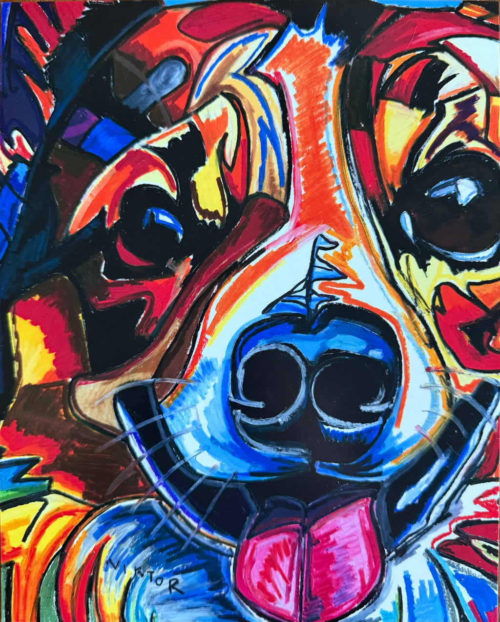 Hazel The Corgi - Art Prints