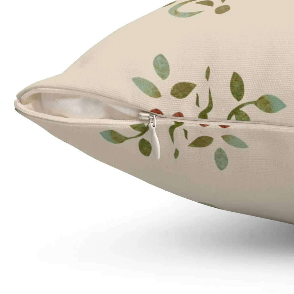 DipaliZ Roses Throw Pillow Square Polyester Cushion